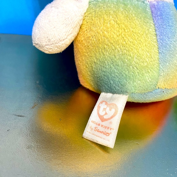 HELLO KITTY Ty BEANIE BABIES VTG 2013 RAINBOW MERMAID KITTY w/SPARKLY TAIL FIN - Picture 13 of 13